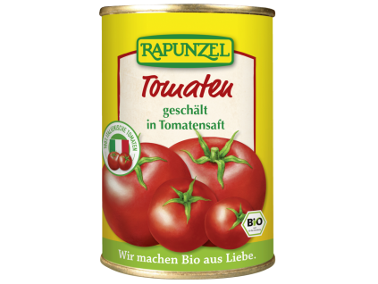 Rapunzel Rajčata loupaná celá 400g bio  BIO VEGAN BEZLEPEK