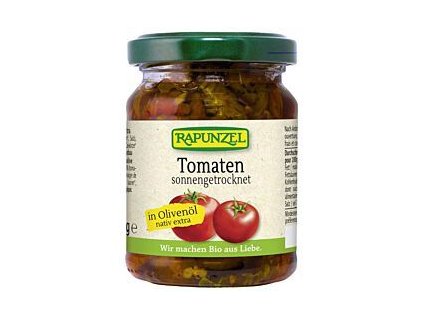 Rapunzel Rajčata sušená v olivovém oleji 120g bio  BIO VEGAN BEZLEPEK