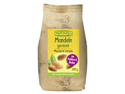 Rapunzel Mandle pražené 200g bio  BIO VEGAN