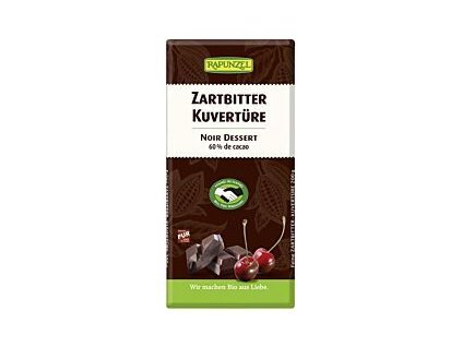 Rapunzel Hořká čokoláda na vaření 200g bio  BIO VEGAN BEZLEPEK