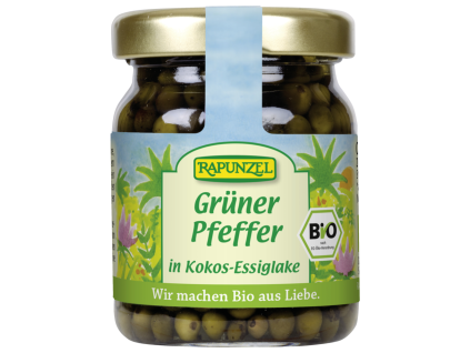Rapunzel Zelený pepř v kokosovém octě 60g bio  BIO VEGAN BEZLEPEK