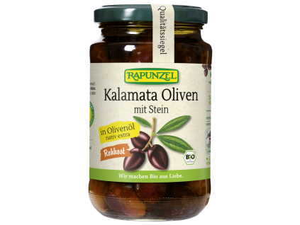 Rapunzel Olivy Kalamata s peckou 335g bio  BIO VEGAN BEZLEPEK