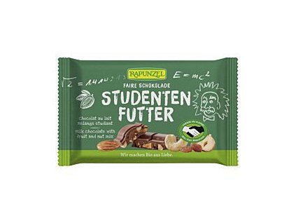 Rapunzel Mléčná studentská čokoláda 100g bio  BIO VEGETARIAN BEZLEPEK