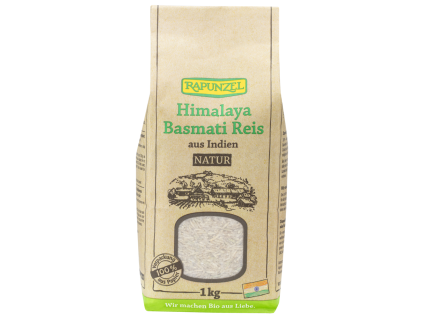 Rapunzel Rýže Himálajská Basmati celozrnná 1kg bio  BIO VEGAN BEZLEPEK