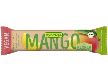 Rapunzel Tyčinka ovocná mango baobab 40g bio  BIO VEGAN