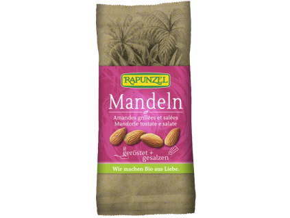 Rapunzel Mandle pražené solené 60g bio  BIO VEGAN BEZLEPEK