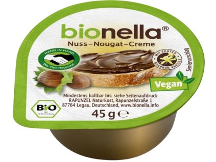 Rapunzel Bionella nugátový krém mini 45g bio  BIO VEGAN BEZLEPEK