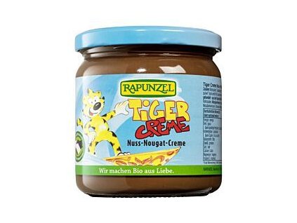 Rapunzel Tygr ořechovo nugátový krém 400g bio  BIO VEGETARIAN BEZLEPEK