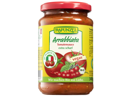 Rapunzel rajčatová omáčka Arrabbiata 340g bio  BIO VEGAN BEZLEPEK