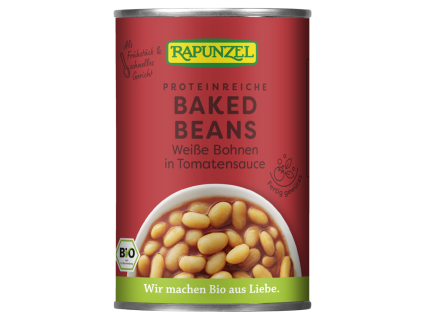 Rapunzel Pečené fazole sterilované 400g bio  BIO VEGAN BEZLEPEK