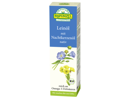 Rapunzel Lněný olej s pupalkovým olejem 100ml bio  BIO VEGAN BEZLEPEK