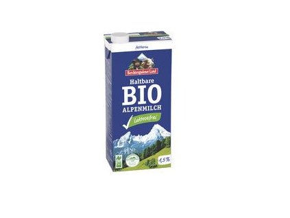 BGL Trvanlivé mléko bez laktózy 1,5% 1l bio  BIO VEGETARIAN bez laktózy