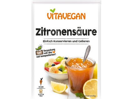 Vitavegan Kyselina citronová 10g  VEGAN BEZLEPEK