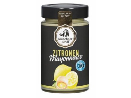 Münchner kindl Citrónová Majonéza 200ml bio  BIO VEGETARIAN