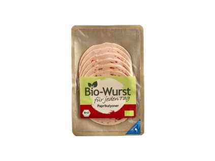 Bio Wurst Lyoner s paprikou 80 g bio  BIO