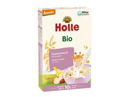 Holle Juniorské müsli s ovocem 250g bio  BIO VEGAN BEZLEPEK