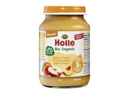 Holle Pyré jablko a broskev 190g bio  BIO VEGAN