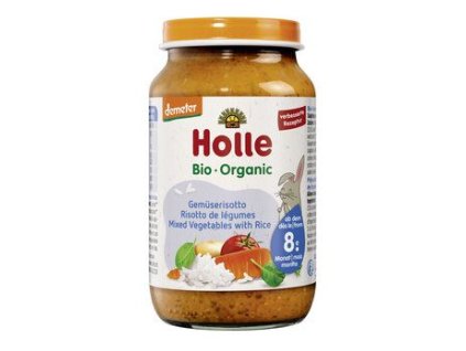 Holle Příkrm zeleninové rizoto 220g bio  BIO VEGAN