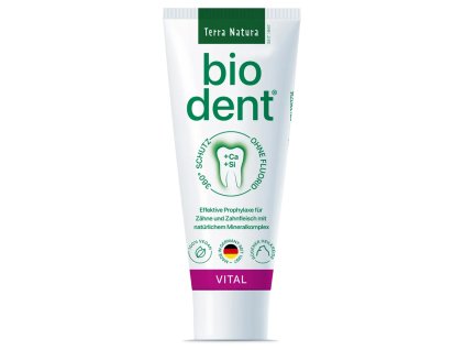 Terra Natura Biodent Zubní pasta Vital 75ml eco  ECO VEGAN