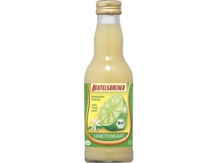 Beutelsbacher Limetková šťáva přírodní 200 ml bio  BIO VEGAN