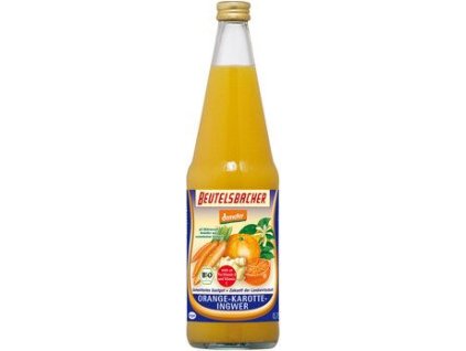 Beutelsbacher Džus pomeranč, mrkev a zázvor 700 ml bio DEMETER VEGAN
