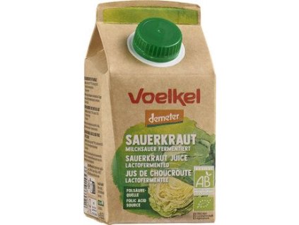 Voelkel Šťáva z kysaného zelí 500 ml bio  DEMETER VEGAN