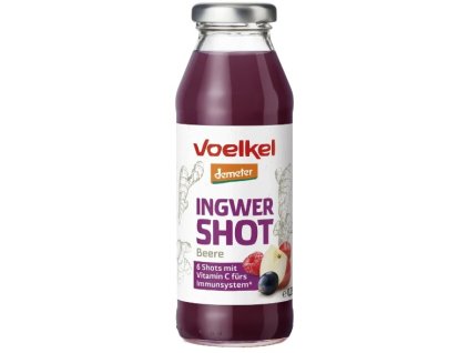 Voelkel Shot zázvor a bobule 280 ml bio  DEMETER VEGAN