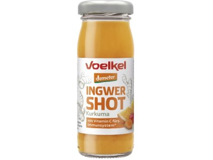 Voelkel Shot zázvor a kurkuma 95 ml bio  DEMETER VEGAN