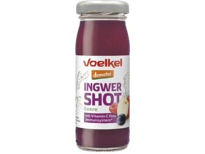 Voelkel Shot zázvor a bobule 95 ml bio  DEMETER VEGAN