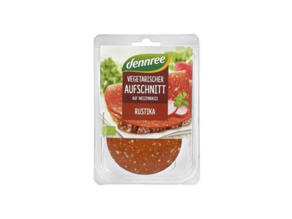Dennree Salám rustikal 80g bio  BIO VEGETARIAN