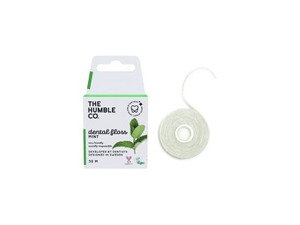 The Humble Co. Dentální nit mátová 50m eco  ECO VEGAN