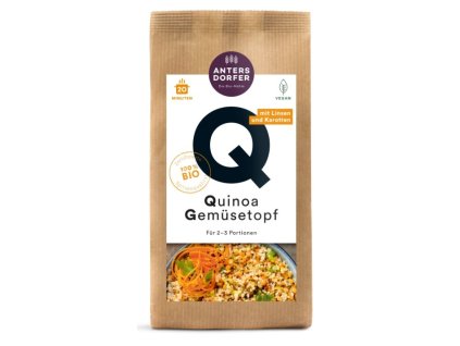 Antersdorfer Mühle Quinoa zeleninový hrnec čočka a mrkev 150 g bio  BIO VEGETARIAN