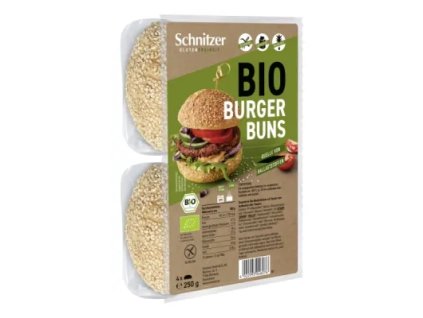 Schnitzer Hamburgerové bulky 250 g bio  BIO BEZLEPEK