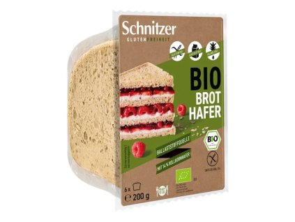 Schnitzer Ovesný chléb plátky 200 g bio  BIO BEZLEPEK