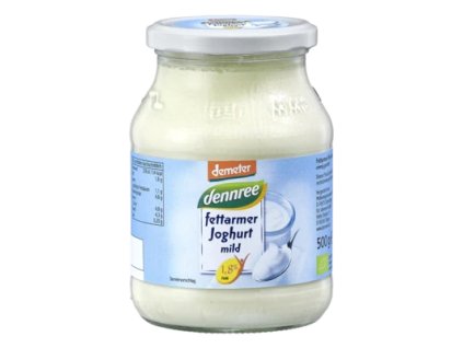 Dennree Jogurt bílý nízkotučný demeter 500 g bio  BIO DEMETER