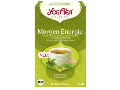 Yogi Tea Ranní energie 17x 2,1 g bio  BIO VEGAN