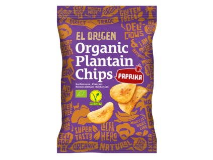 El Origen Banánové lupínky paprika 80 g bio  BIO VEGAN
