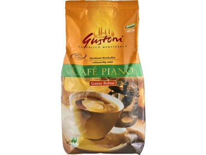Gustoni Káva Piano zrnková 1 kg bio  BIO