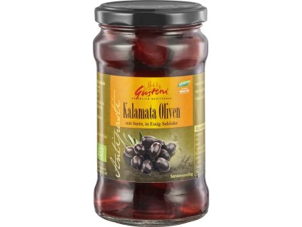 Gustoni Kalamata olivy v nálevu 300 g bio  BIO