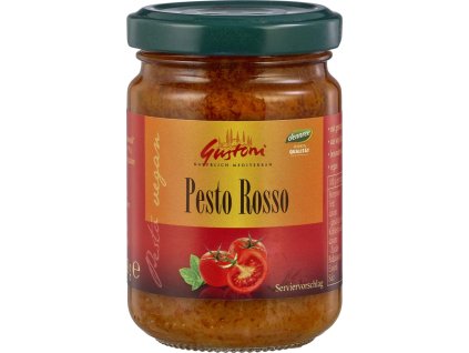 Gustoni Pesto Rosso 140 g bio  BIO VEGAN