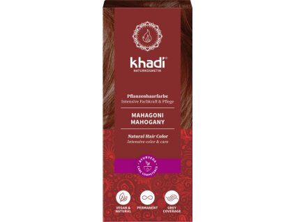 Khadi Mahagonová barva na vlasy 100 g eco  ECO VEGAN