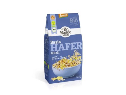 Bauckhof Ovesné müsli zakladní 425 g bio  BIO VEGAN BEZLEPEK DEMETER