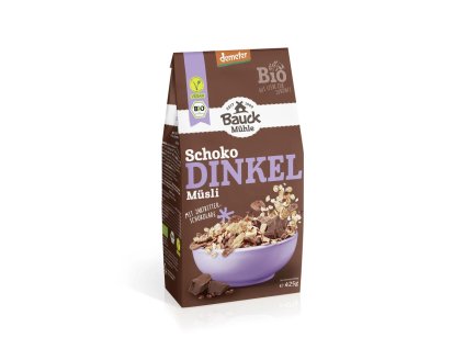 Bauckhof Špaldové müsli čokoládové 425 g bio  BIO VEGAN DEMETER