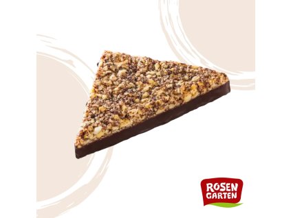 Rosengarten Oříškové růžky hořká čokoláda 75 g bio  BIO