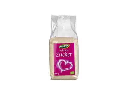 Dennree Surový třtinový cukr 500 g bio