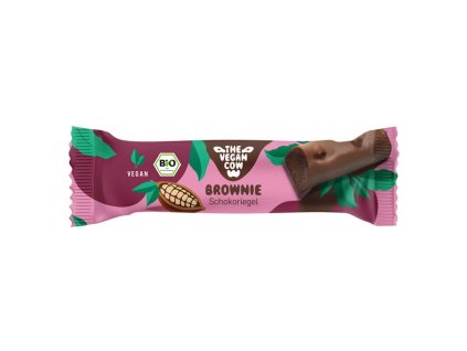 THE VEGAN COW Čokotyčinka Brownies 40 g bio  BIO VEGAN