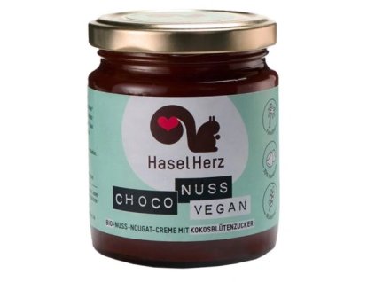 HaselHerz Lískooříškový krém vegan 220 g bio  BIO VEGAN BEZLEPEK