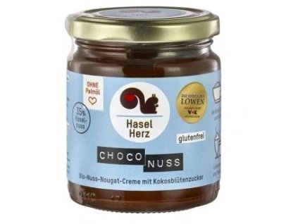 HaselHerz Lískooříškový krém 220 g bio  BIO BEZLEPEK