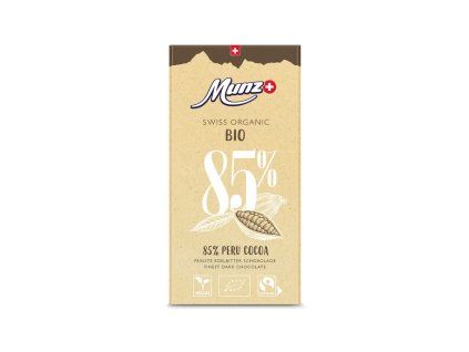 Munz Čokoláda 85% 100 g bio (Množství 1 balení)