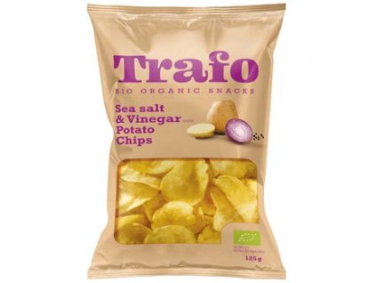 Trafo Chipsy sůl a ocet 125 g bio  BIO VEGAN BEZLEPEK